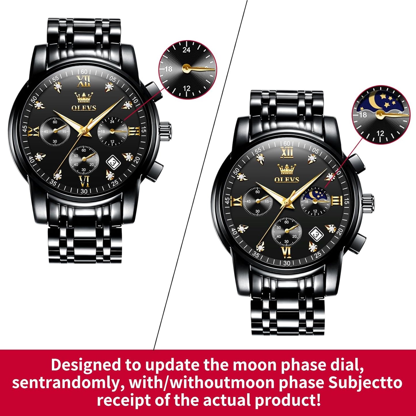 OLEVS Mens Watches Luxury