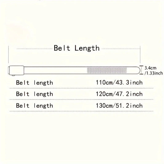 Fashionable men's High-Quality leather Belt with Automatic Buckle